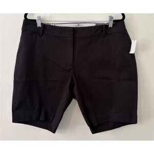 NWT Talbots Plus Perfect Shorts 10.5" Inseam Women's Size 16WP Black
